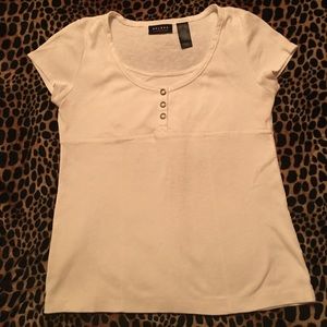 Women's White Axcess Shirt by Liz Claiborne